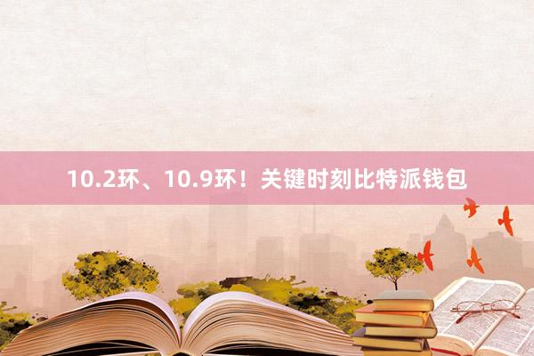 10.2环、10.9环！关键时刻比特派钱包