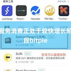 服务消费正处于较快增长阶段bitpie