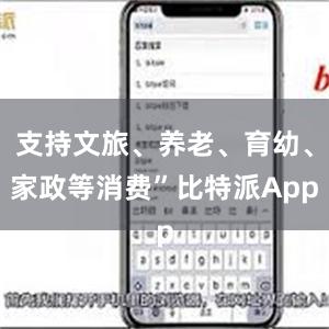 支持文旅、养老、育幼、家政等消费”比特派App