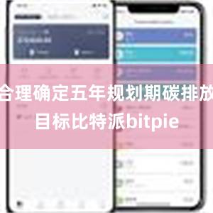 合理确定五年规划期碳排放目标比特派bitpie